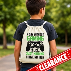Video Game Drawstring Backpack